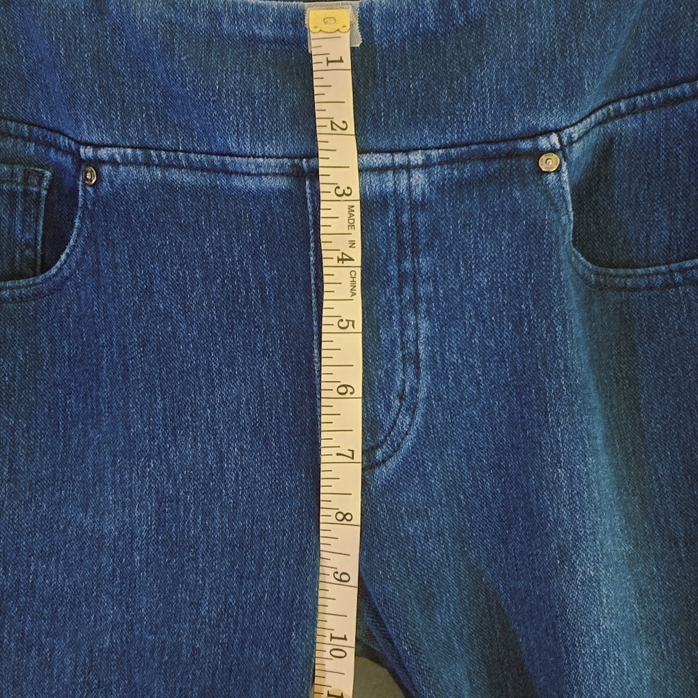 Belle By Kim Gravel Flexibelle #A460167 Curve Belle Twilight Wash Jeans Sz 14 - Picture 7 of 12